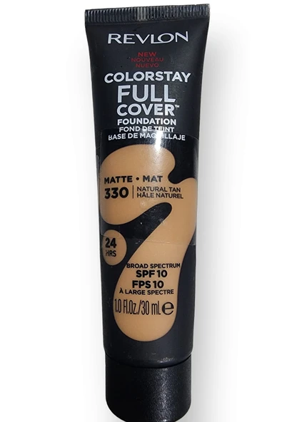 Revlon 330 Colorstay Full Cover Numara Matte Fondoten Natural Tan 24 Saat Kalıcı ürün görseli 1