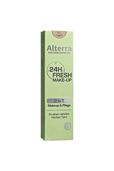 Alterra Fondöten 24 Fresh 01 Light 30 ml - Resim 6