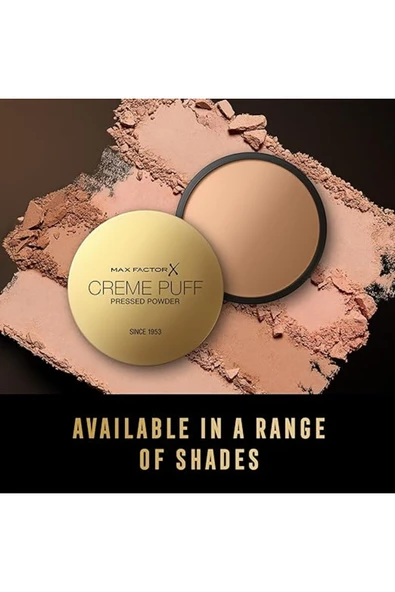 Max Factor Creme Puff Preslenmiş Kompakt Pudra - 041 - Orta Bej, 21g - Resim 6
