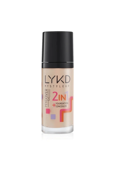 lykd 2 In 1 Fondöten 133 Rose Almond ürün görseli 1