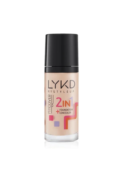 lykd 2 in 1 Fondöten 136 Warm Sand ürün görseli 1