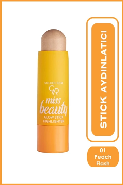 Golden Rose Miss Beauty Glow Stick Highlighter Star Glow Aydınlatıcı 6 g ürün görseli 1