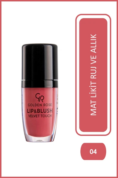 Golden Rose Velvet Touch 04 Likit Ruj&Allık 4,5 ml ürün görseli 1