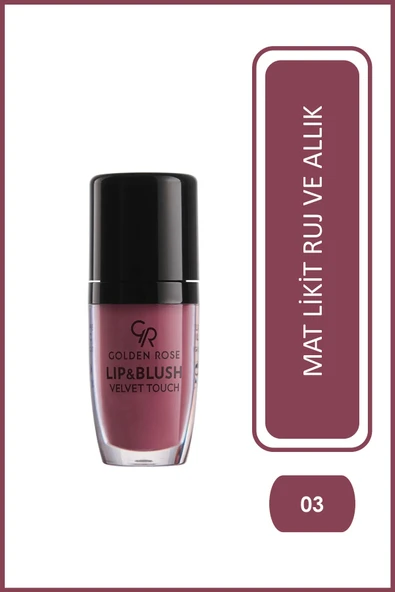 Golden Rose Velvet Touch 03 Likit Ruj&Allık 4,5 ml ürün görseli 1