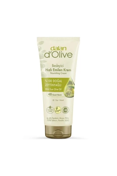 Dalan D'OLİVE ZEYTİNYAĞLI BES.HIZLI EM.KREM 250ML 1 ADET ürün görseli 1