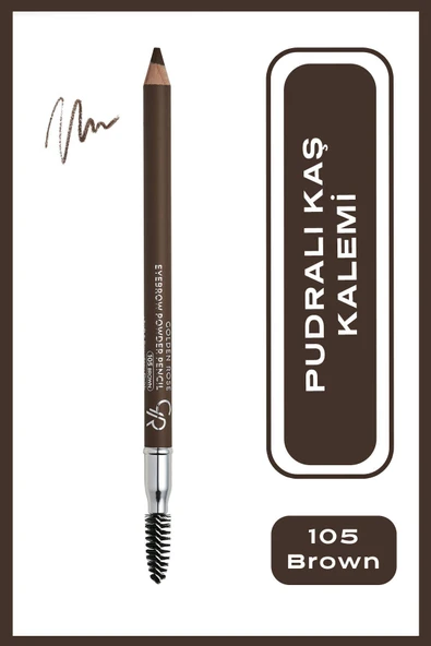 Golden Rose Eyebrow Powder Pencil 105 Brown Pudralı Kaş Kalemi 1,19 g ürün görseli 1