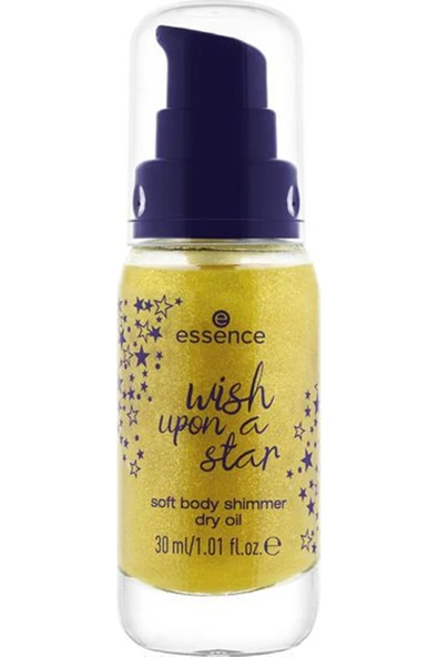 Essence Wish Upon a Star Soft Body Shimmer Dry Oil- Işıltılı Nemlendirici Kuru Vücut Yağı ürün görseli 1