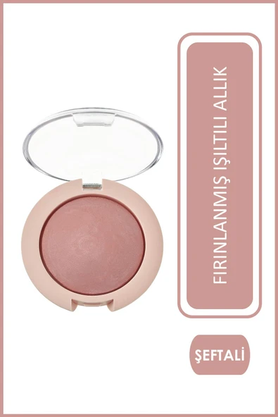 Golden Rose Nude Look Face Baked Blusher Peachy Nude Fırınlanmış Allık 4 g ürün görseli 1
