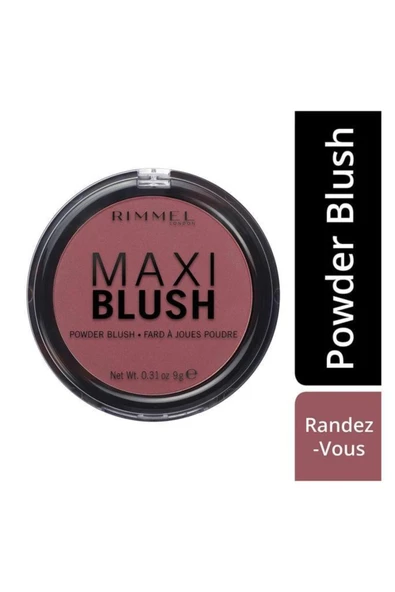 Rimmel MAXI BLUSH ALLIK RENDEZ VOUS NO:05 - Resim 3