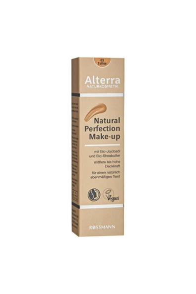Alterra Alterra Kapatıcı No: Toffee 02 Natural Perfection Make-up 30 Ml ürün görseli 1