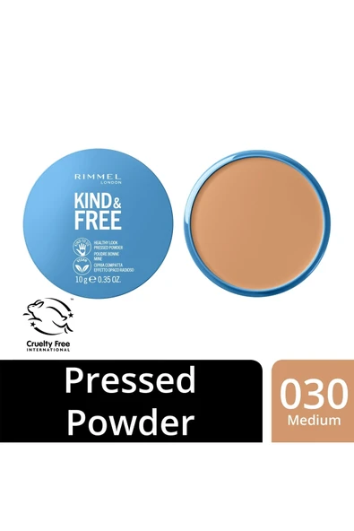 RIMMEL LONDON Pudra Kind Free Powder Medium No:030 ürün görseli 1