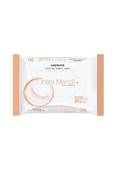 Watsons Intim Temizleme Mendili Parfümlü 20 Adet ürün görseli 1