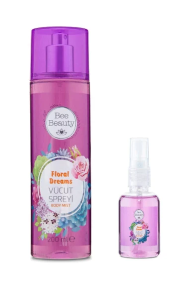 Bee Beauty Floral Dreams Vücut Spreyi 200 ml  ve 50 ml ürün görseli 1
