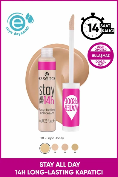 Essence Stay 14 Saat Dayanıklı Natural Kapatıcı 10 ürün görseli 1