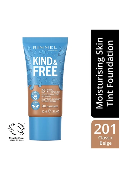 RIMMEL LONDON Fondöten Kind Free Foundation Clasic Beige No:201 ürün görseli 1