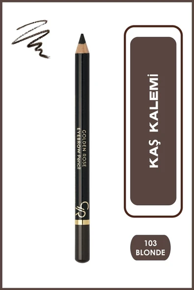 Golden Rose Eyebrow Kaş Kalemi 103 Calendula, Aloe Vera ve Soya Fasulyesi Özlü 1,4 g ürün görseli 1