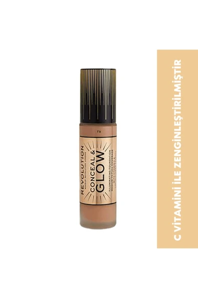 Revolution Conceal And Glow Fondöten F8 ürün görseli 1