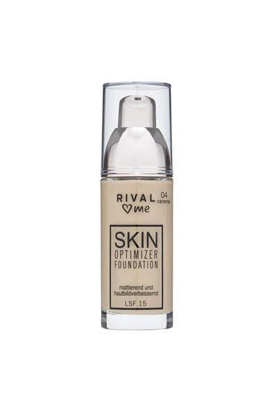Rival Loves Me Güneş Koruyuculu SF15 Fondöten Skin Optimizer No:04 Caramel 30 Ml ürün görseli 1