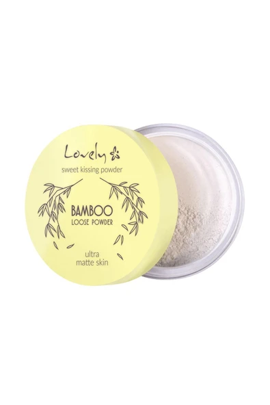 Lovely Bamboo Loose Powder Mat Bitişli Şeffaf Bambu Pudra Lovely BeNa ürün görseli 1