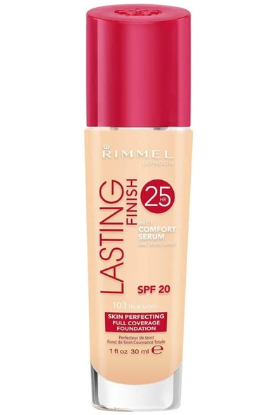 RIMMEL LONDON Lasting Finish 25 Hour Fondöten True Ivory 30 Ml ürün görseli 1