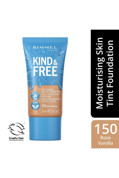 RIMMEL LONDON Fondöten Kind Free Foundation Rose Vanilla No:150 ürün görseli 1
