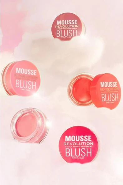 Revolution MOUSSE ALLIK GRAPEFRUIT CORAL REVOLUTION MOUSSE BLUSHER - Resim 5