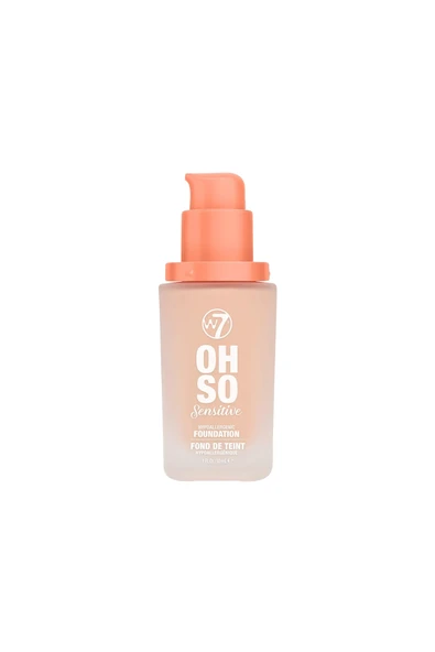 w7 Oh Be Sensitive Fondöten Natural Beige - Resim 2