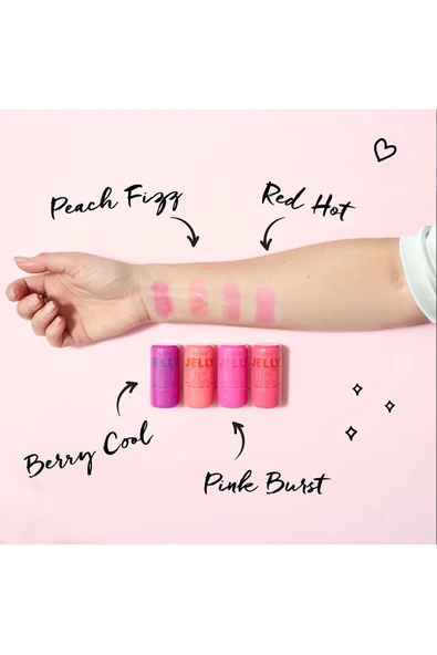 TECHNIC Jelly Tint Allık Pink Burst - Resim 3
