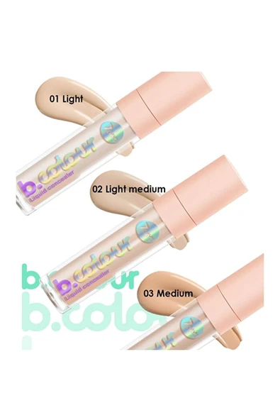7DAYS B.Colour Likit Kapatıcı - 02 Light Medium - 4 ml - Resim 2