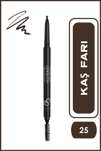 Golden Rose Longstay Precise Browliner 101 Asansörlü Kaş Kalemi 0,09 g ürün görseli 1