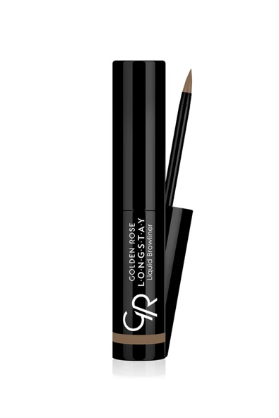 Golden Rose Uzun Süre Kalıcı Likit Kaş Şekillendirici - Longstay Liquid Browliner No: 04 8691190607043 ürün görseli 1