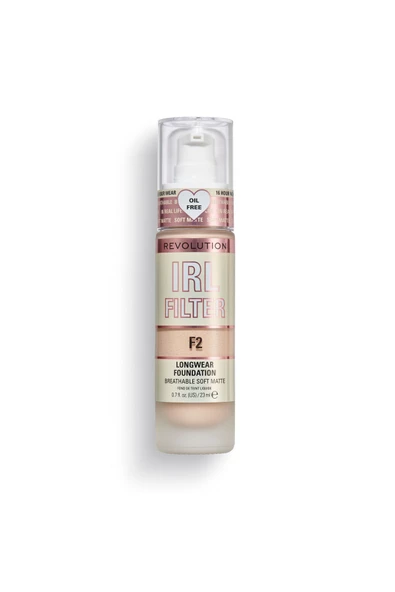MAKEUP REVOLUTION Revolution Fondöten IRL Filter Longwear Foundation F2 ürün görseli 1