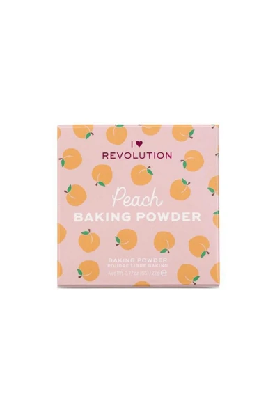 I HEART REVOLUTION Loose Baking Peach Pudra - Resim 6