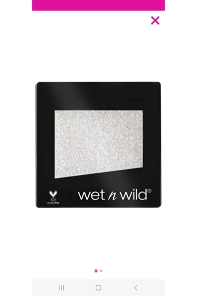 WET N WİLD Wet n Wild Color Icon Glitter Tekli Göz Farı Bleached Color E351C ürün görseli 1