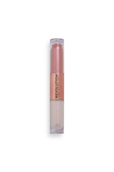 MAKEUP REVOLUTION Revolution Double Up Likit Far Kalemi Opulence - Resim 3