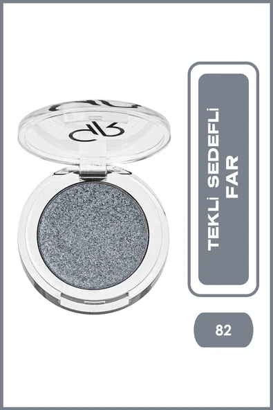 Golden Rose Soft Color Shimmer Mono Eyeshadow 82 Tekli Simli Far 2,3 g ürün görseli 1