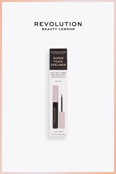 Revolution Super Flick Ultra Siyah Eyeliner - Resim 2