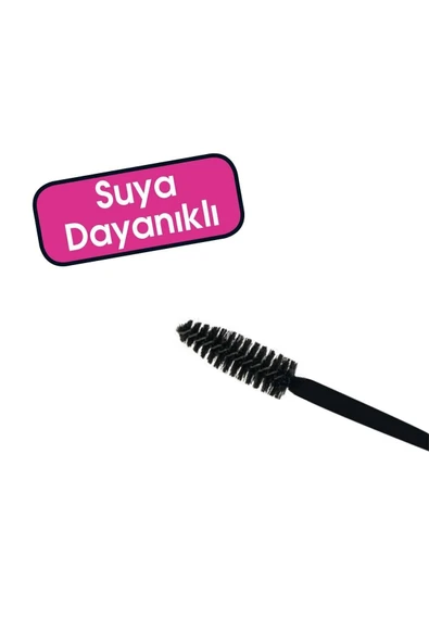 Rival De Loop Ultimate Volume Suya Dayanıklı, Siyah Maskara 10 ml - Resim 2