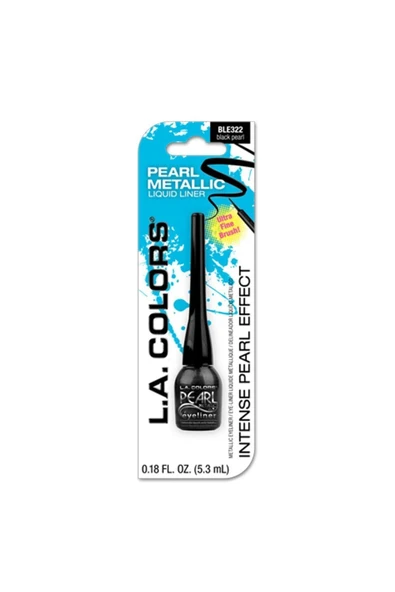 L.A Colors La Colors Pearl Metal.likit Eyelıner- Black Pearl ürün görseli 1