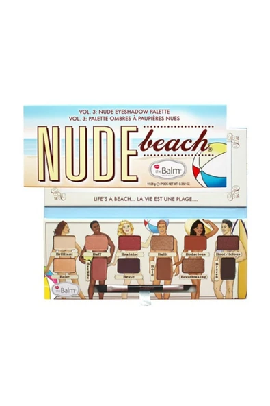 the balm Nude Beach Palette Far Paleti Dude ürün görseli 1