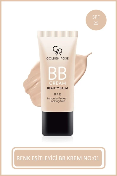 Golden Rose BB Cream Beauty Balm 01 Light BB Krem Beyaz Cennet Kuşu Özü 30 ml ürün görseli 1