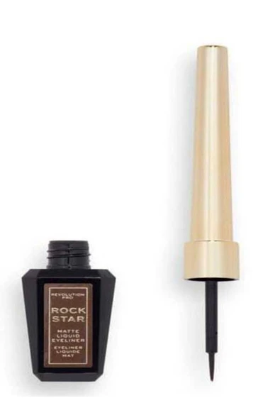 Revolution Pro Rockstar Mat Likit Eyeliner Kahverengi ürün görseli 1