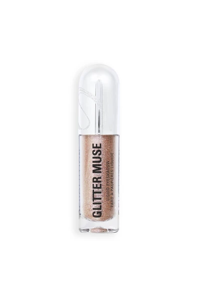 Revolution Metallic Muse Glitter Muse Liquid Eyeshadow Gold - Likit Göz Farı Altın ürün görseli 1