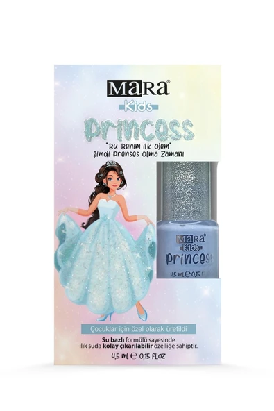 Mara Princess Mavi Çocuk Ojesi 5 ml ürün görseli 1
