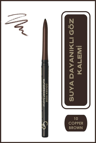 Golden Rose Waterproof Automatic Eyeliner 10 Asansörlü Göz Kalemi 0,02 g ürün görseli 1