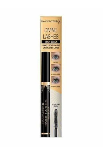 Max Factor Siyah Maskara Divine Lashes Mascara 001 Rich Black ürün görseli 1
