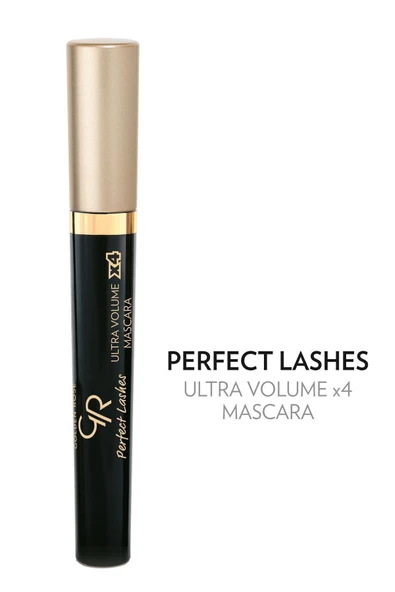 Golden Rose Perfect Lashes Ultra Volume X4 Mascara Ultra Hacim Veren Maskara 9 ml ürün görseli 1