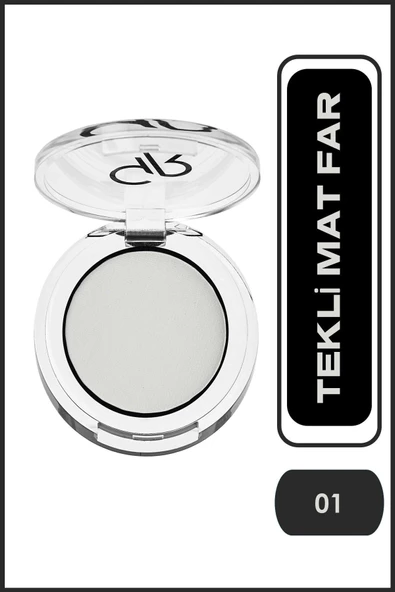 Golden Rose Soft Color Matte Mono Eyeshadow 01 Tekli Mat Far 2,3 g ürün görseli 1