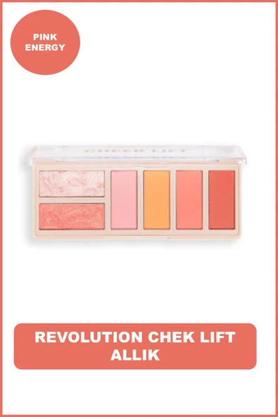 Revolution Cheek Lift Palet Pink Energy - Allık ve Bronzer Paleti BeNa. ürün görseli 1