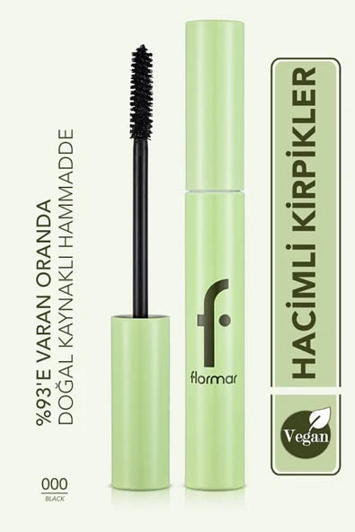 Flormar Maskara Green Up Mascara 000 Black 42000012-000 ürün görseli 1